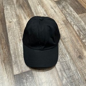 32 degrees • plain black dad hat